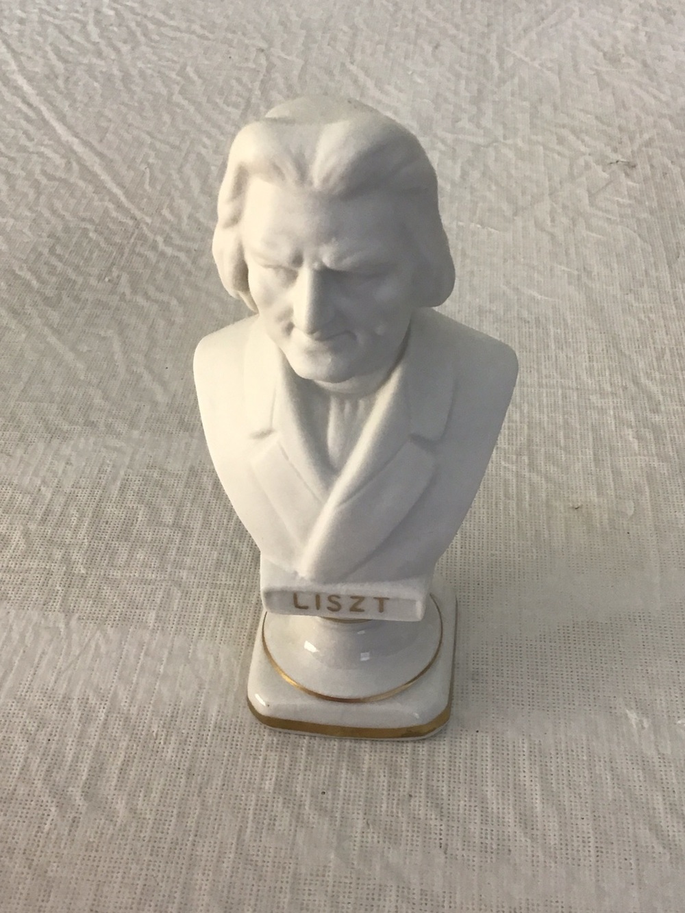 White Fran’s Liszt Bust Decorative Sculpture - Home Art #145